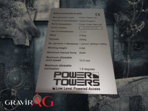 Aluminium adattábla - PowerTowers