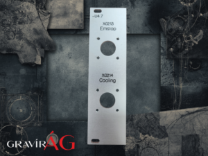 Aluminium adattábla - műszerelőlap