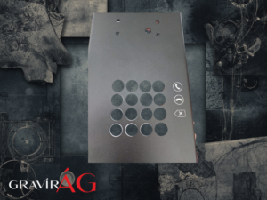 Aluminium adattábla - műszerelőlap