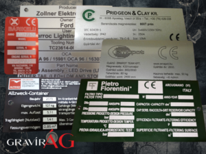 Aluminium adattábla - vegyes