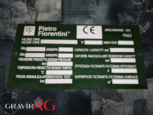 Zöld eloxált alumínium